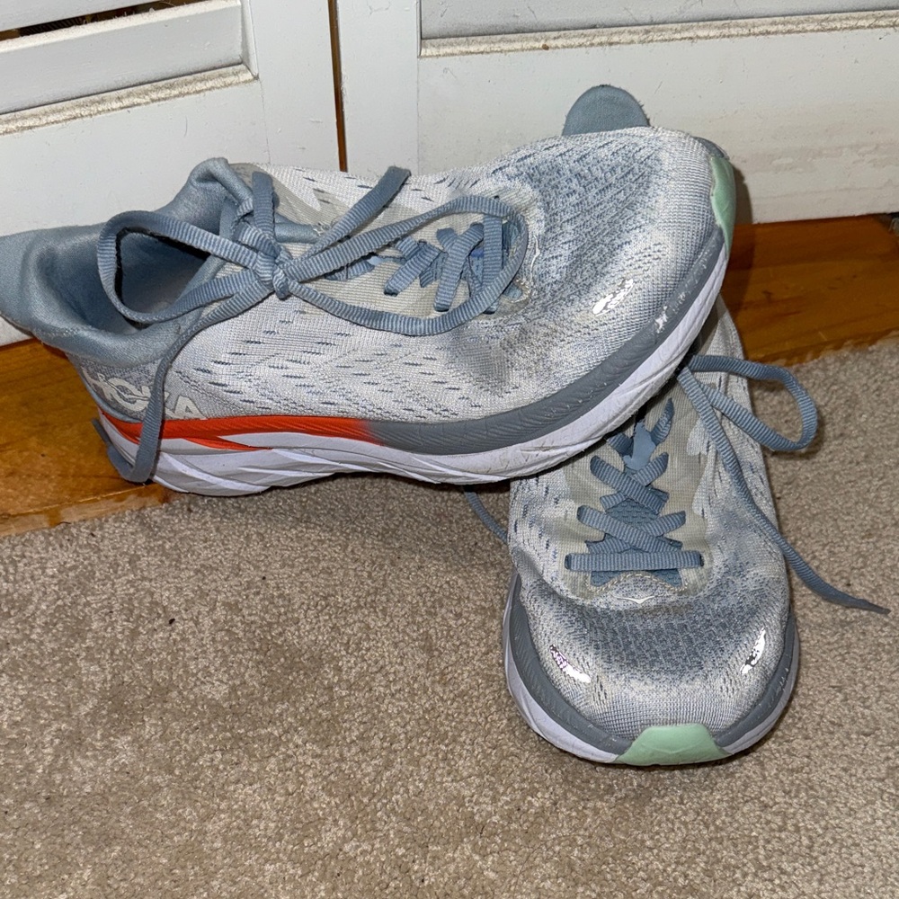 Hoka tennis shoes Women's Light blue hoka Running Shoes